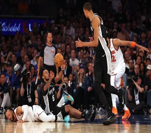 NBA承认漏判：文班亚马推人应被吹罚