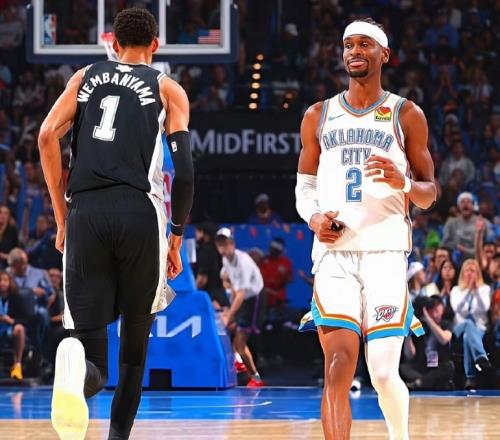 17罚16中！7球轰32分9助！SGA刷爆NBA纪录，激怒文班亚马后果自负