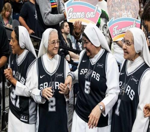 NBA赛场边的神秘修女团，马刺队的秘密武器