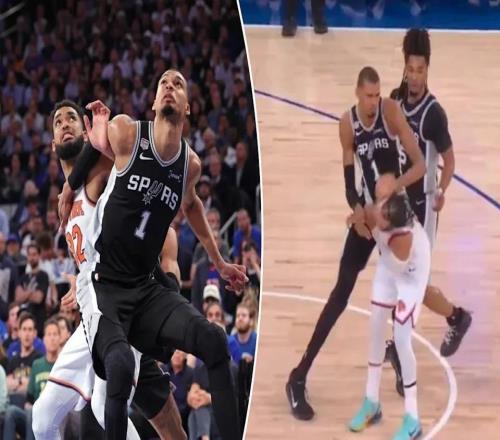 NBA不升级文班亚马对布伦森的推人犯规
